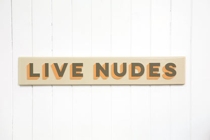 LIVE NUDES / PASTEL BLUE