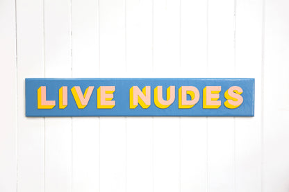 LIVE NUDES / PASTEL BLUE