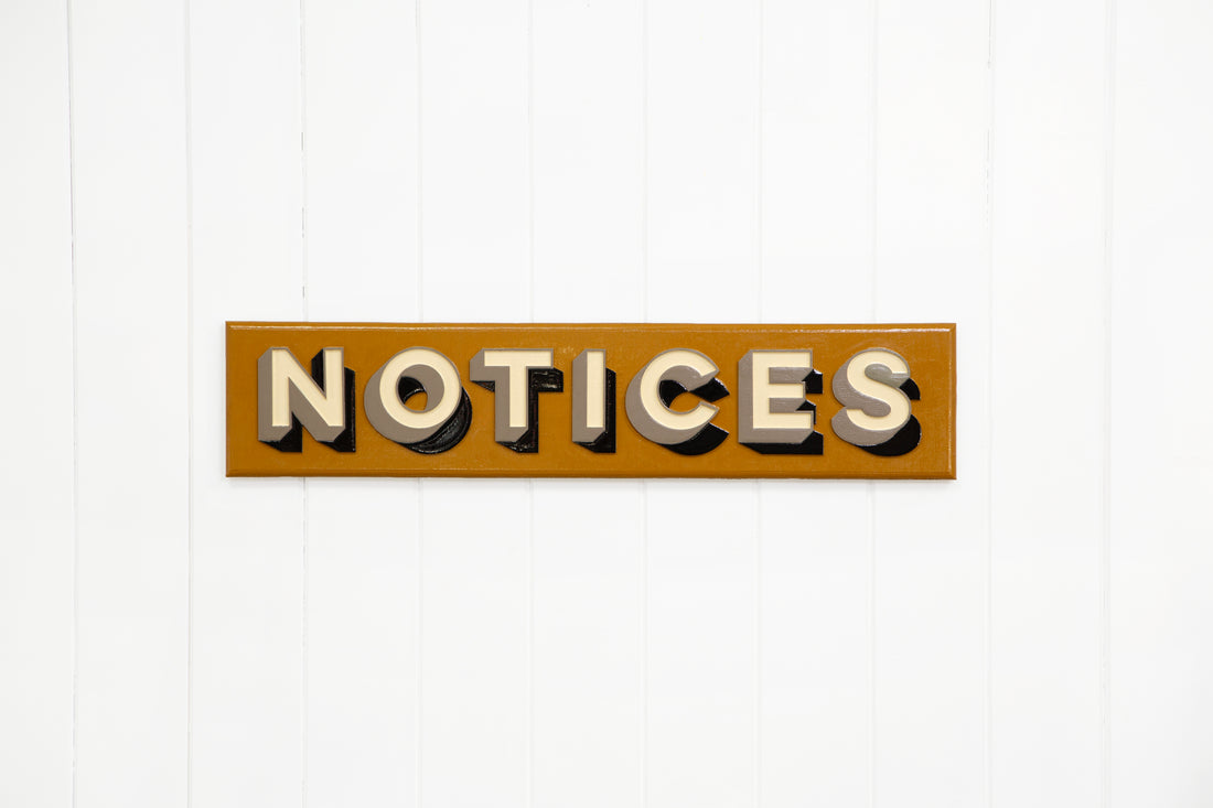 NOTICES