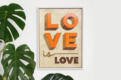 LOVE IS LOVE / ORANGE