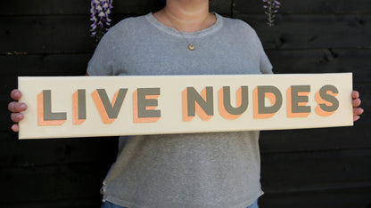LIVE NUDES / CREAM